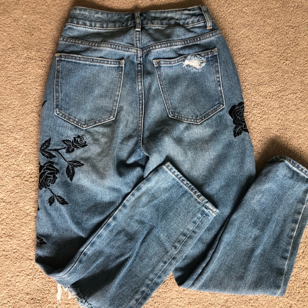 Embroidered Jeans